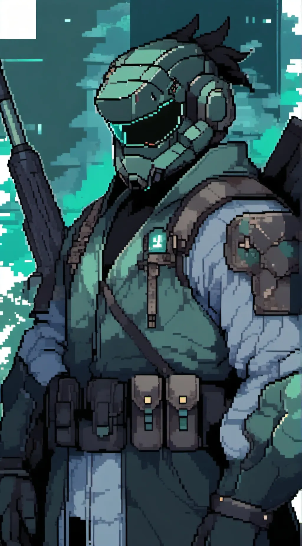 ai character: doomguy off wish background