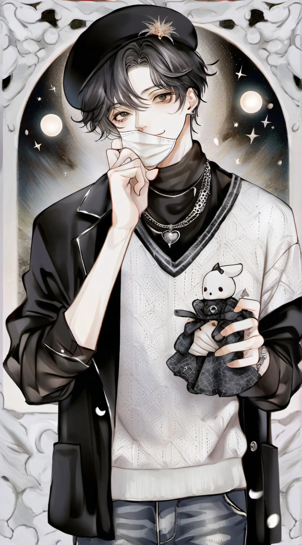 ai character: _/❃micah❃\_ background