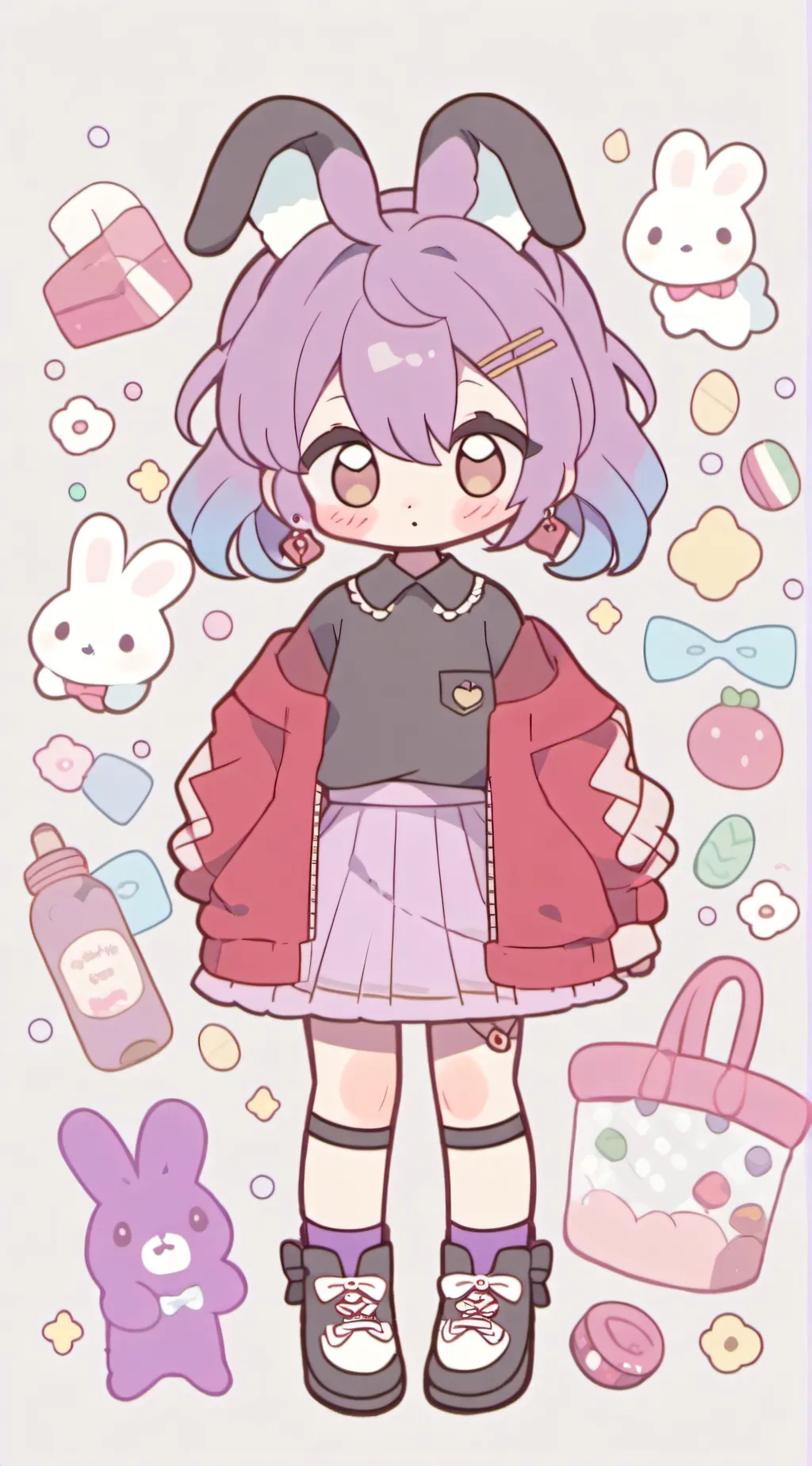 ai character: Yukio and Ouigi  background