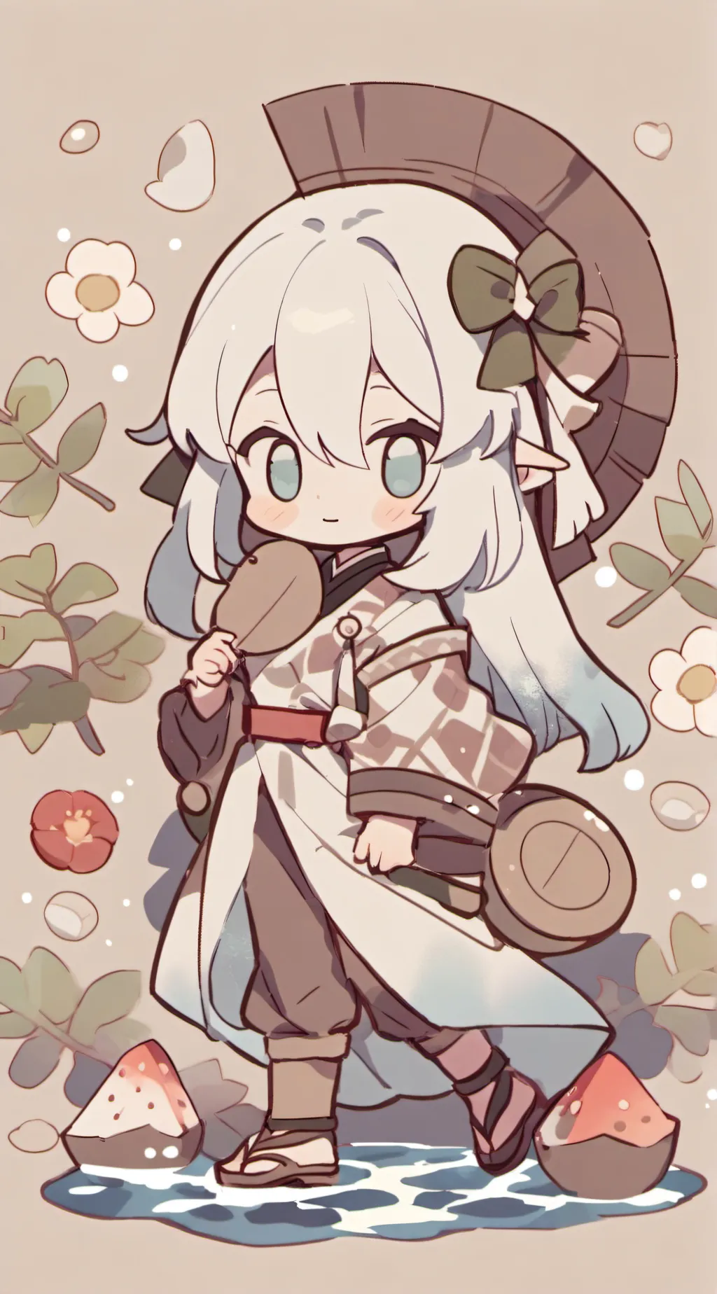 ai character: Yuna Everbloom background