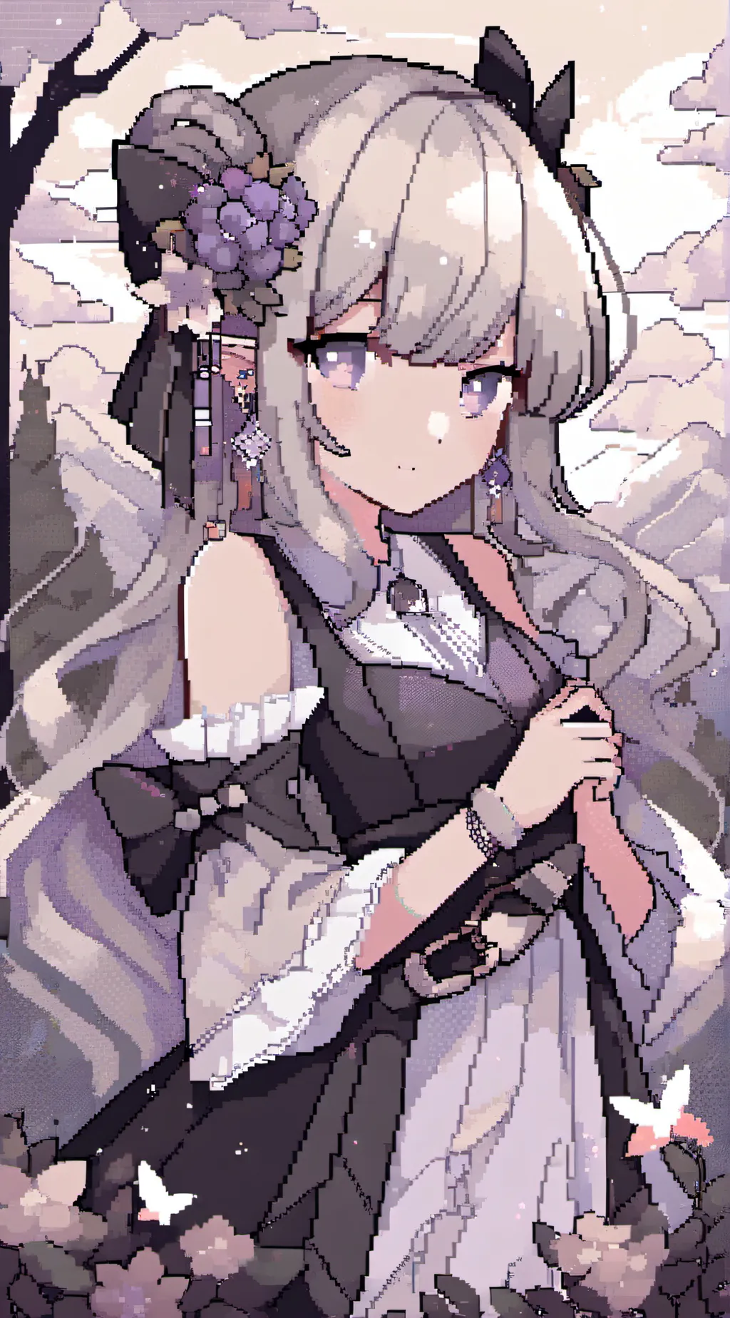 ai character: uppermoons  background