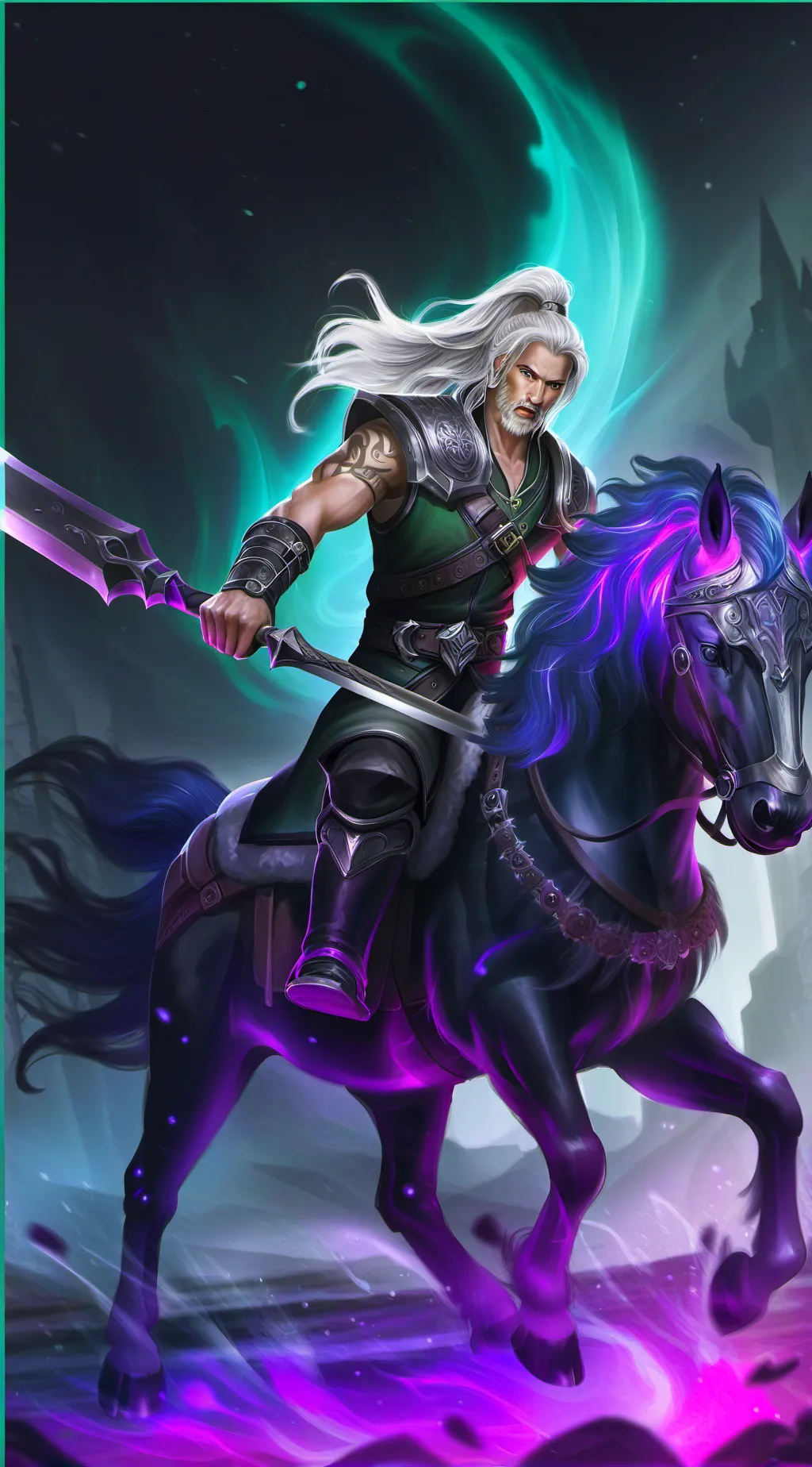 ai character: starlight background