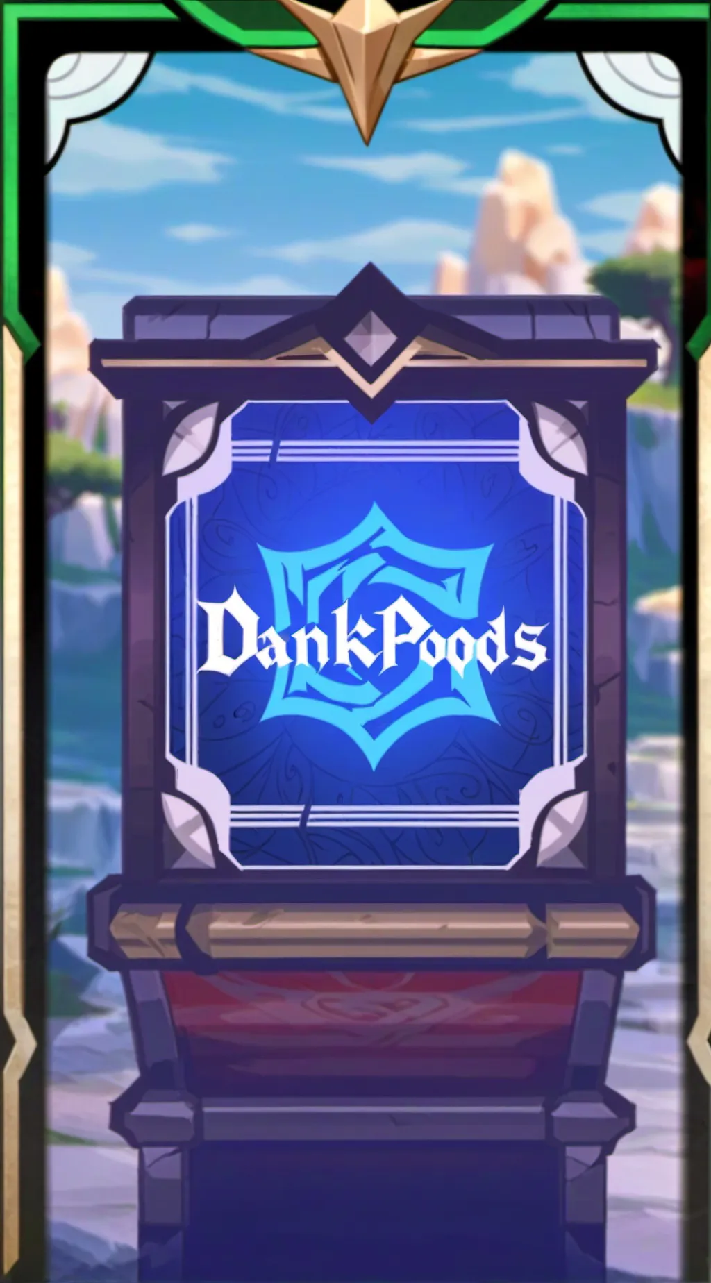 ai character: dankpods background