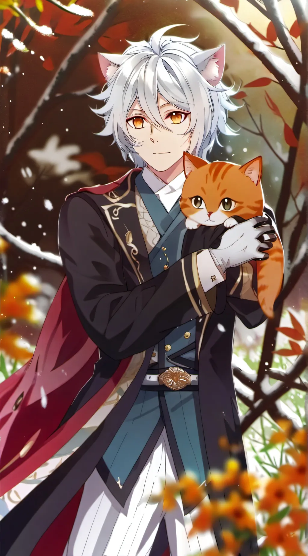 ai character: car boy background