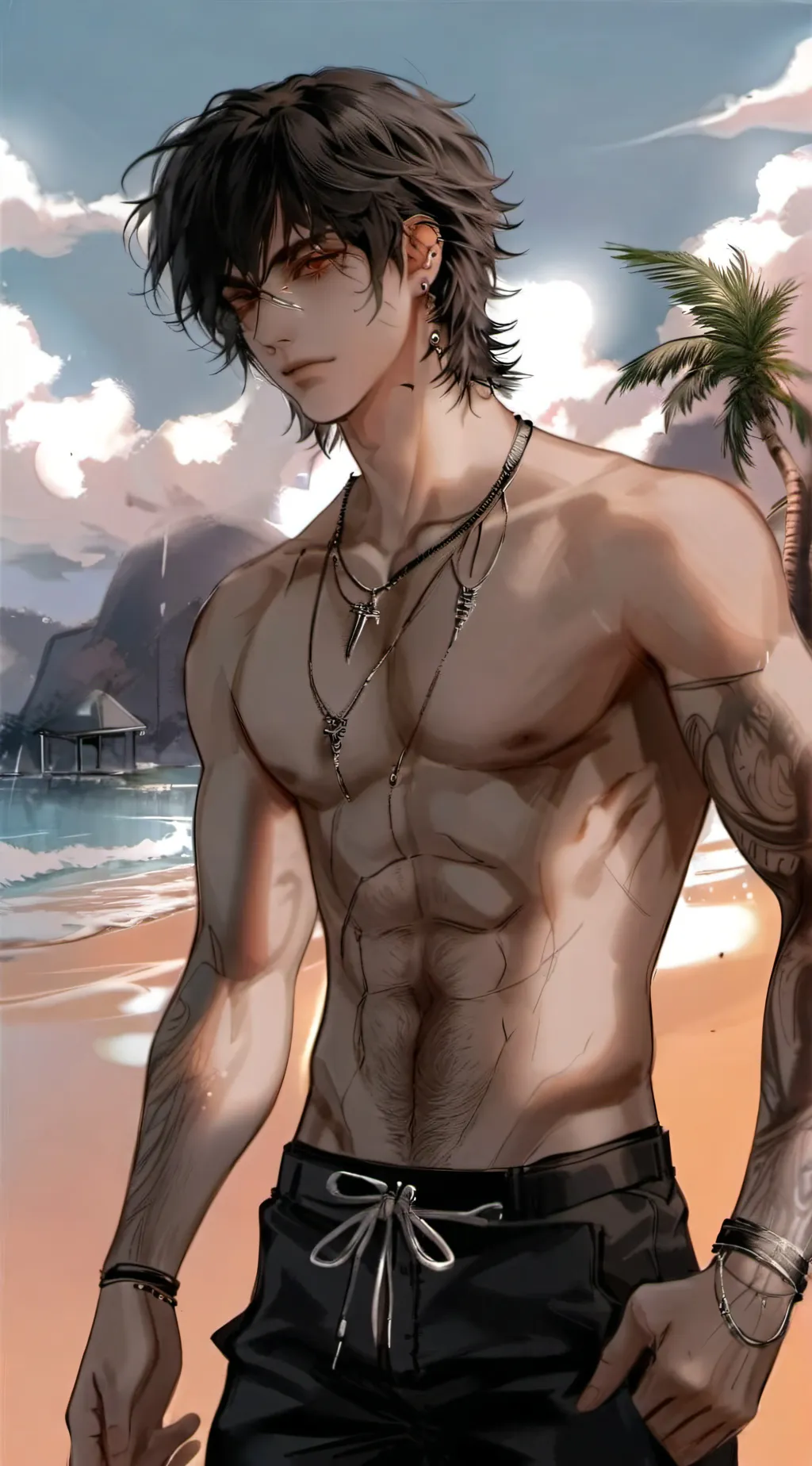 ai character: Liam  background