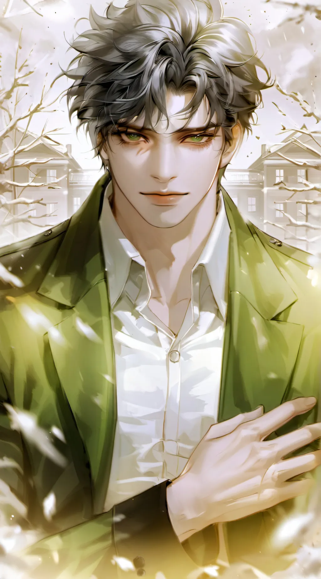 ai character: Michael !! background