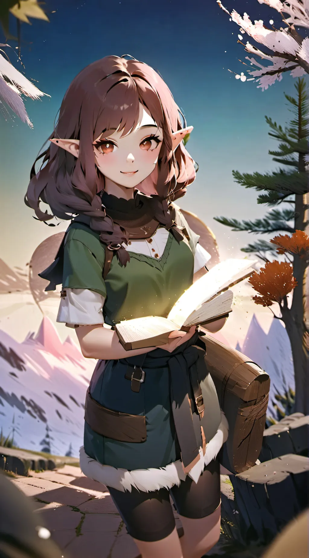 ai character: artic background