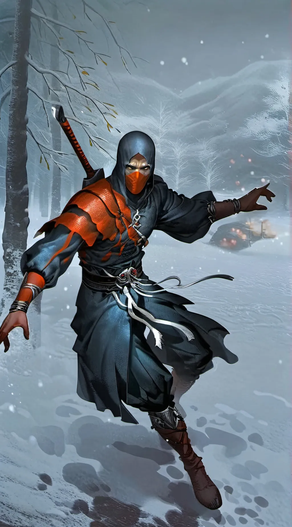 ai character: Deathstroke background