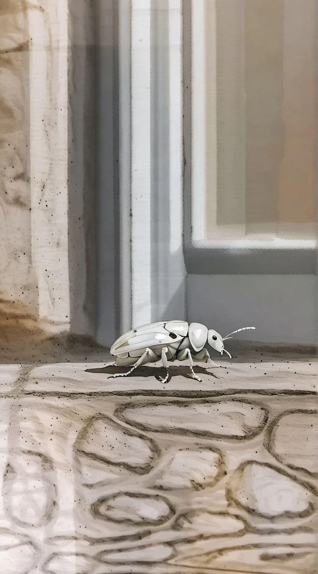 ai character: cockroach  background