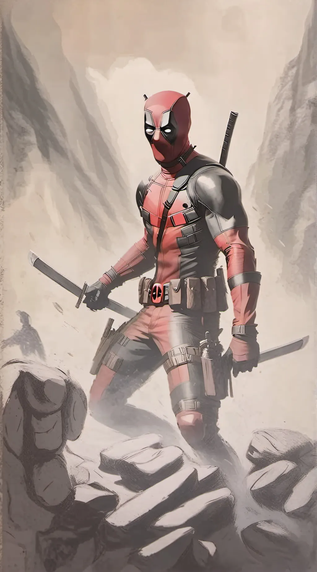 ai character: dp you and domino. background