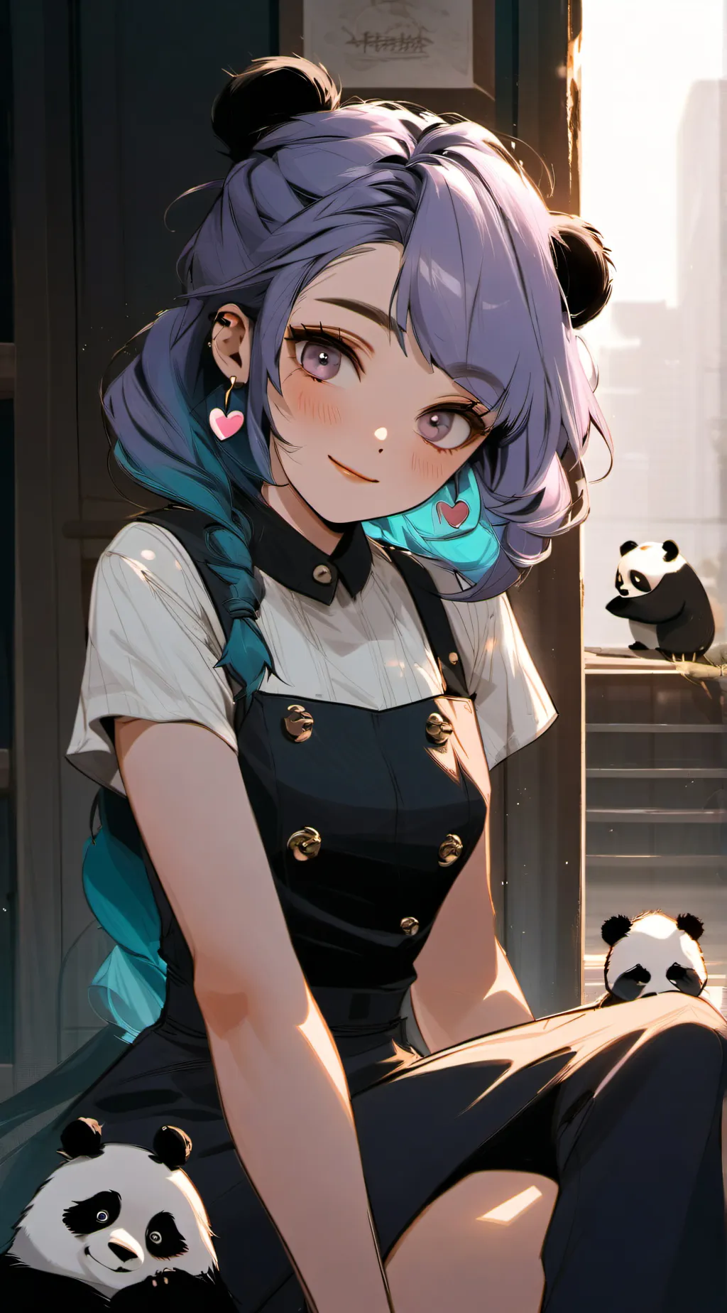 ai character: Andrea  background