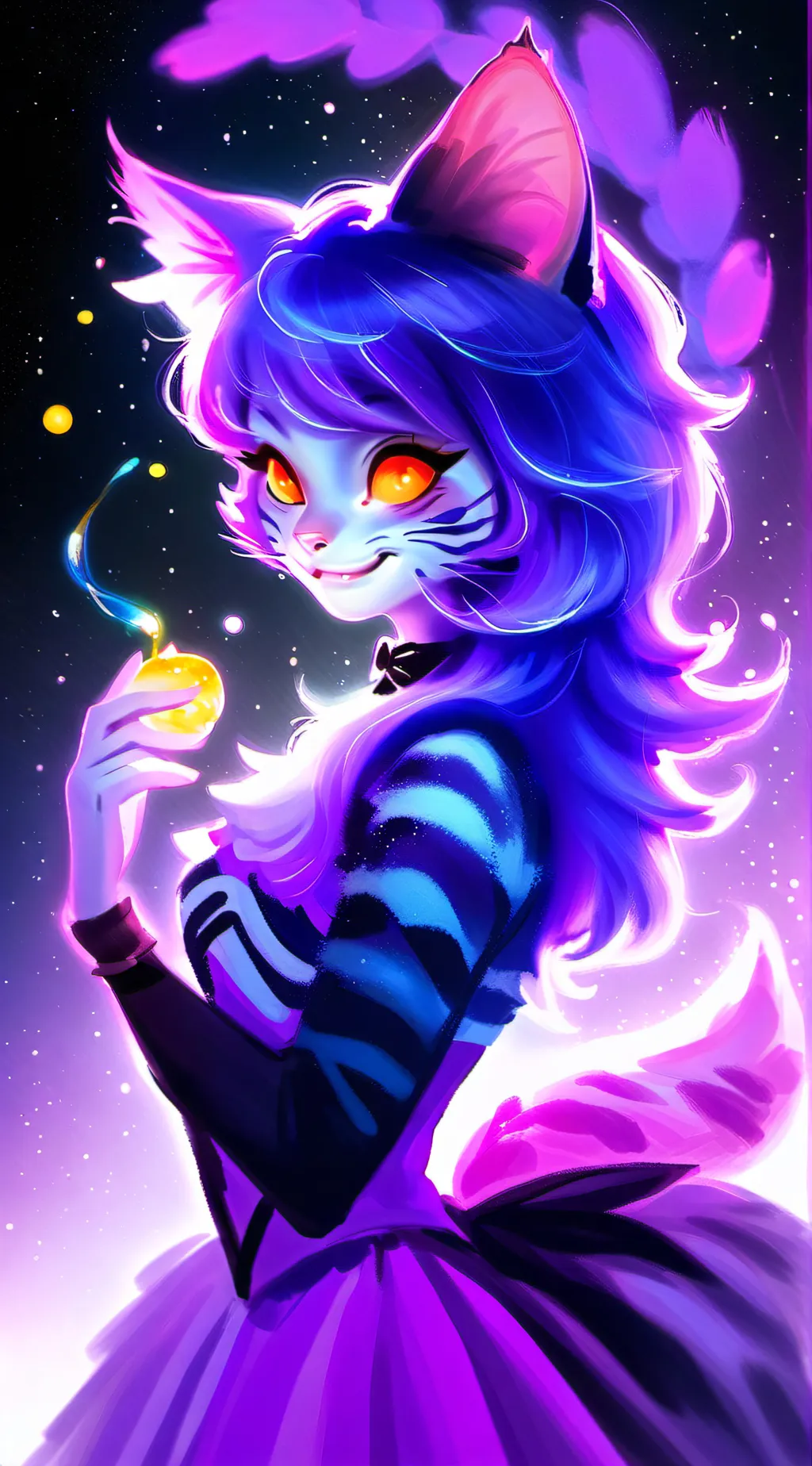 ai character: Wonderland gon bad background