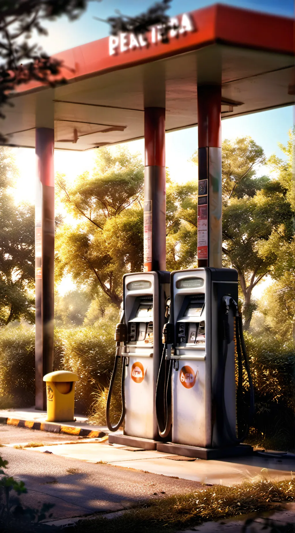 ai character: tails from the gas background