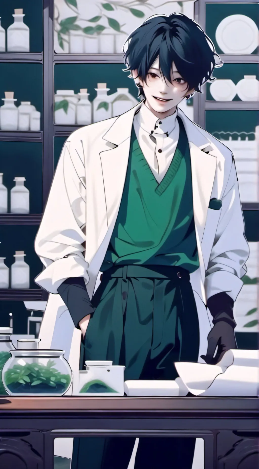 ai character: Mao Mao background