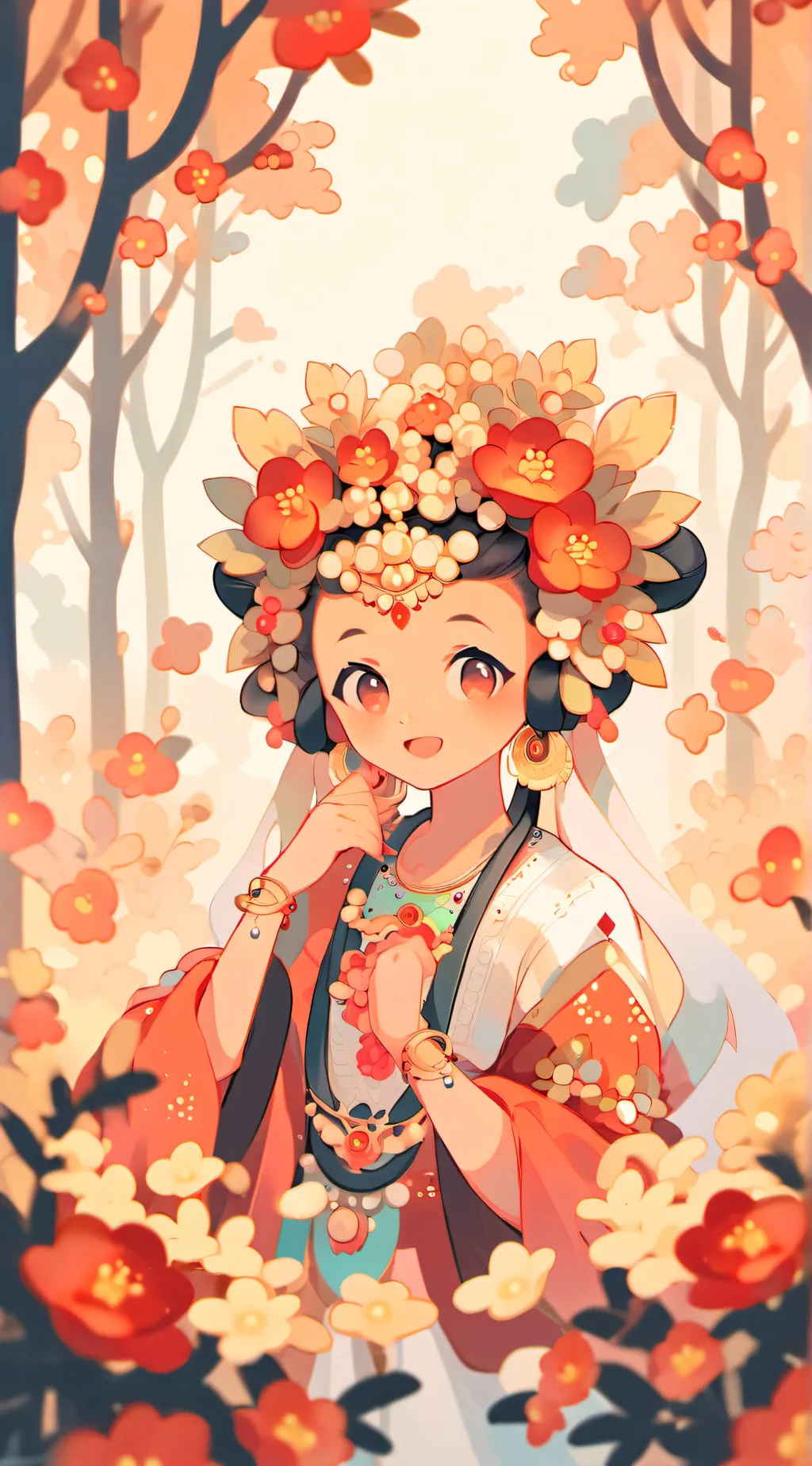 ai character: violet background