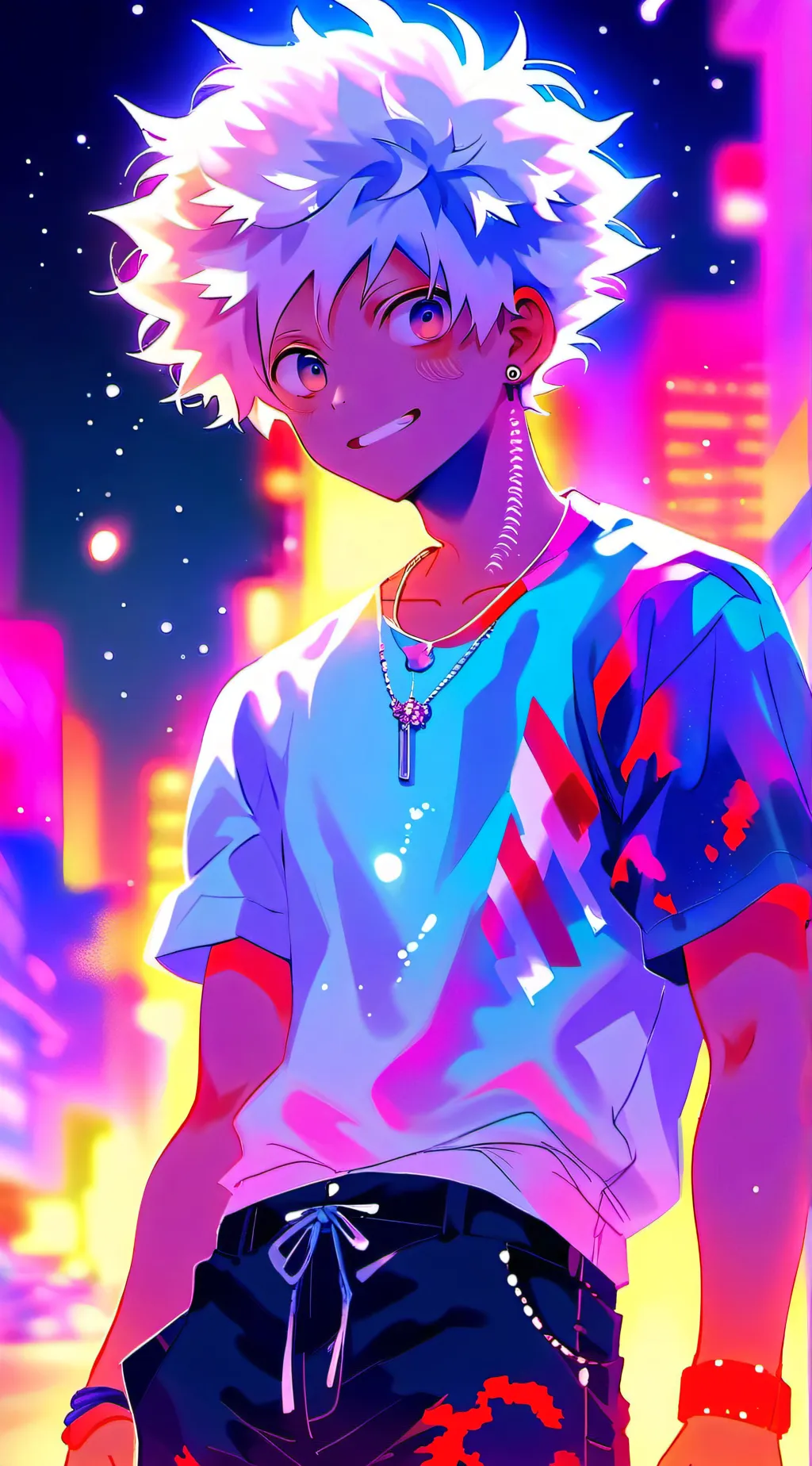 ai character: Bakugo  background