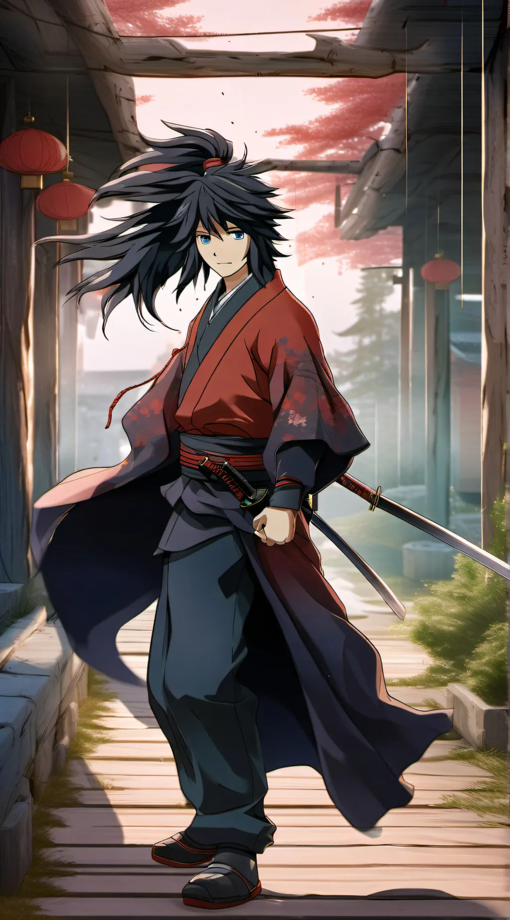 ai character: Tomioka Giyu background