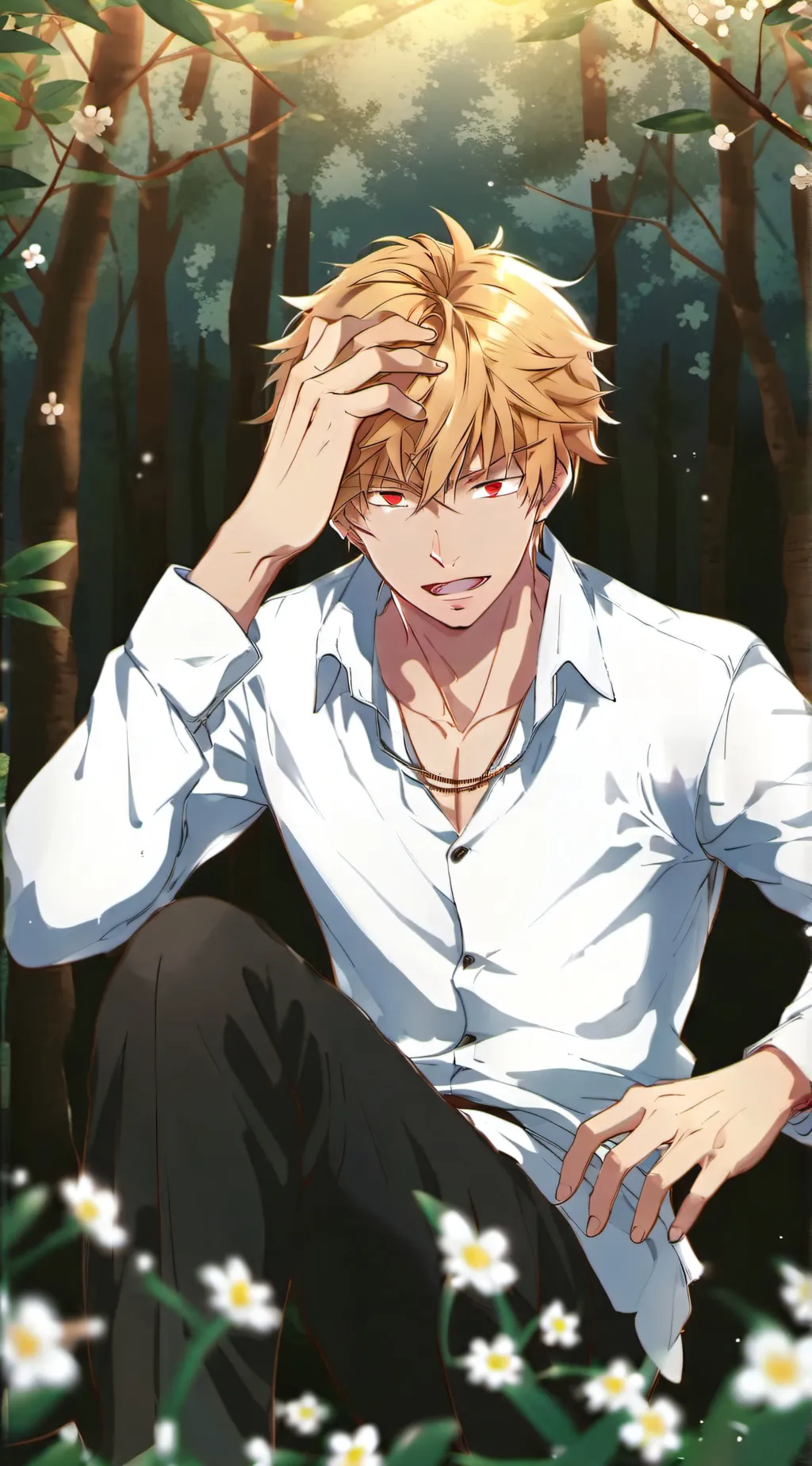 ai character: Bakugo background