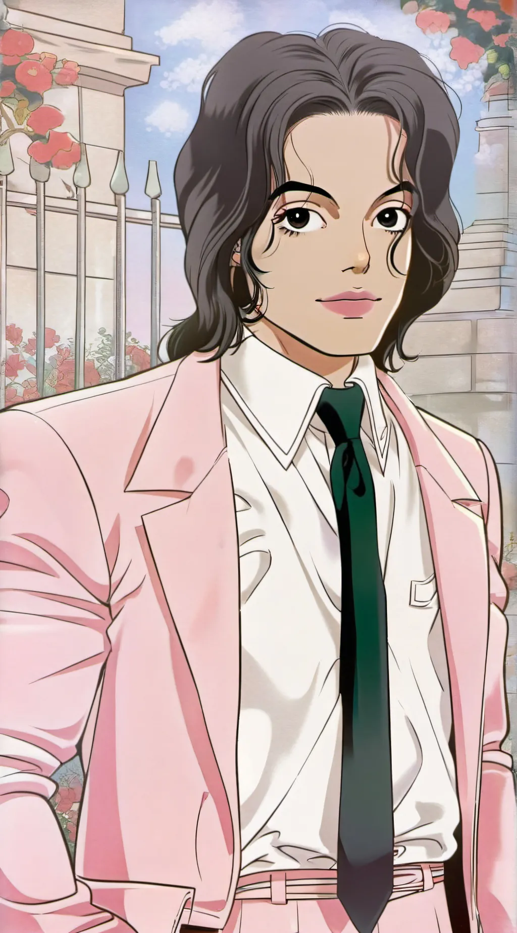 ai character: 🌸Michael Jackson background