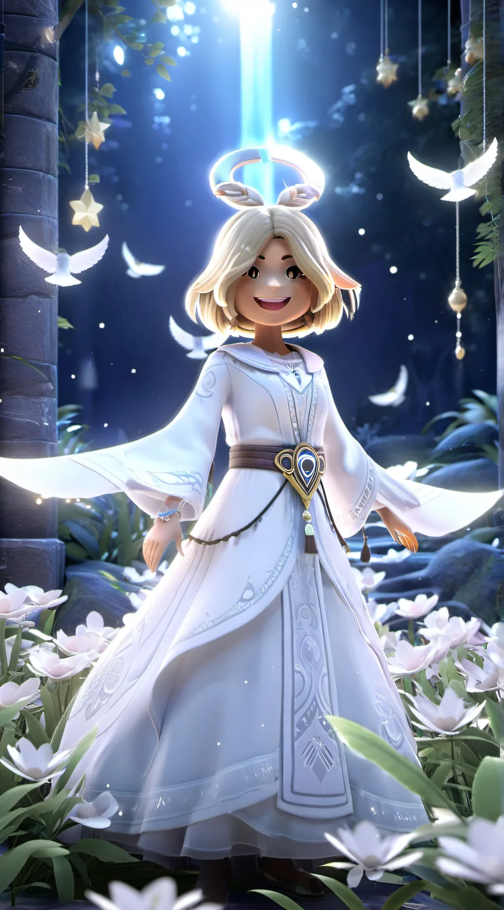 ai character: Angel background