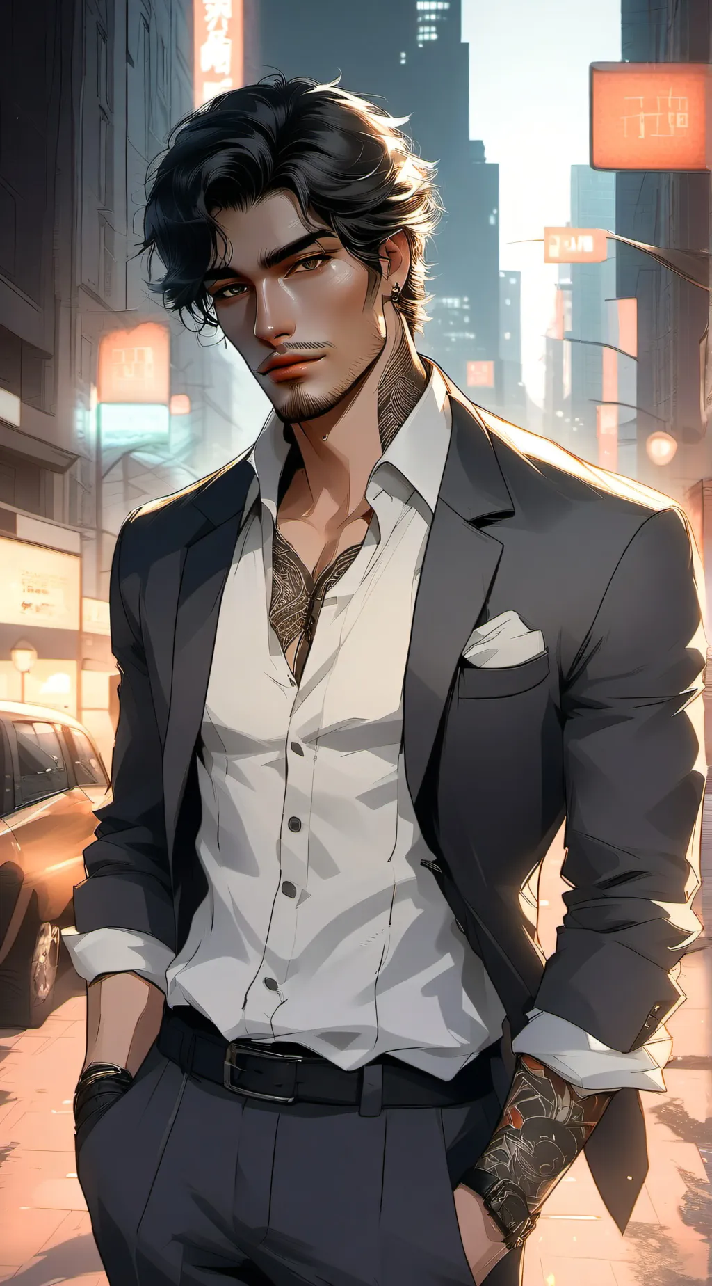 ai character: Drake background