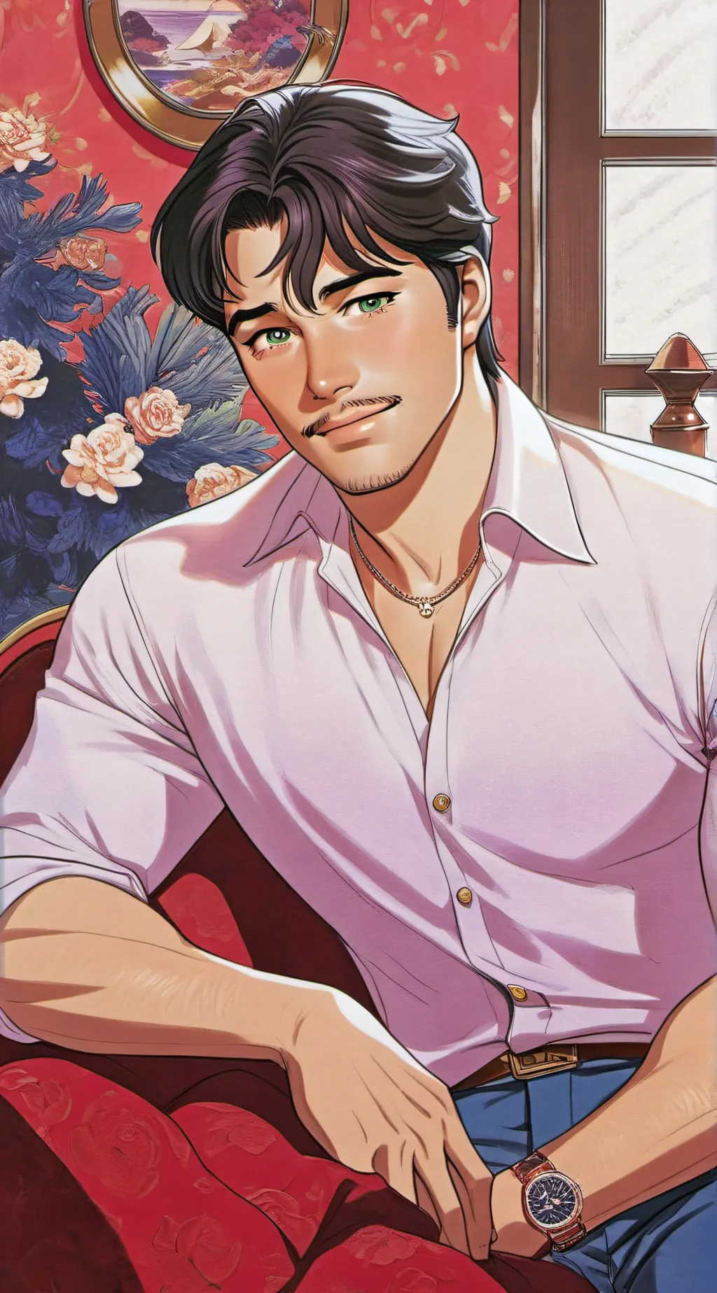 ai character: Randy Scott  background