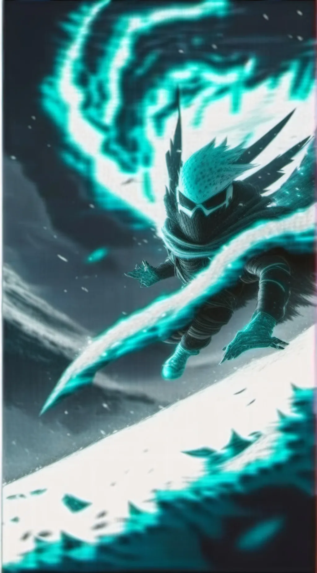 ai character: Kajiu no.8 background