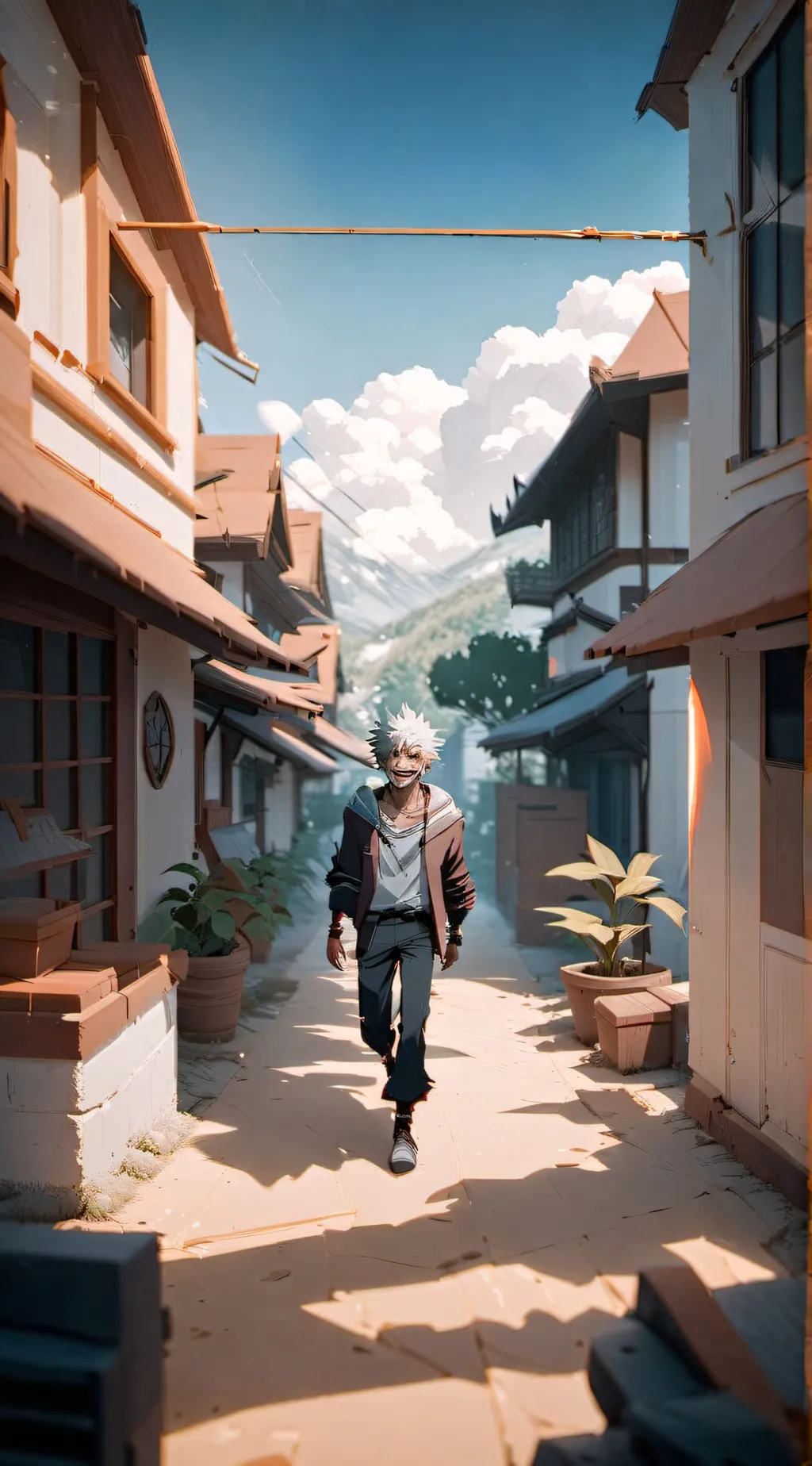 ai character: katsuki background