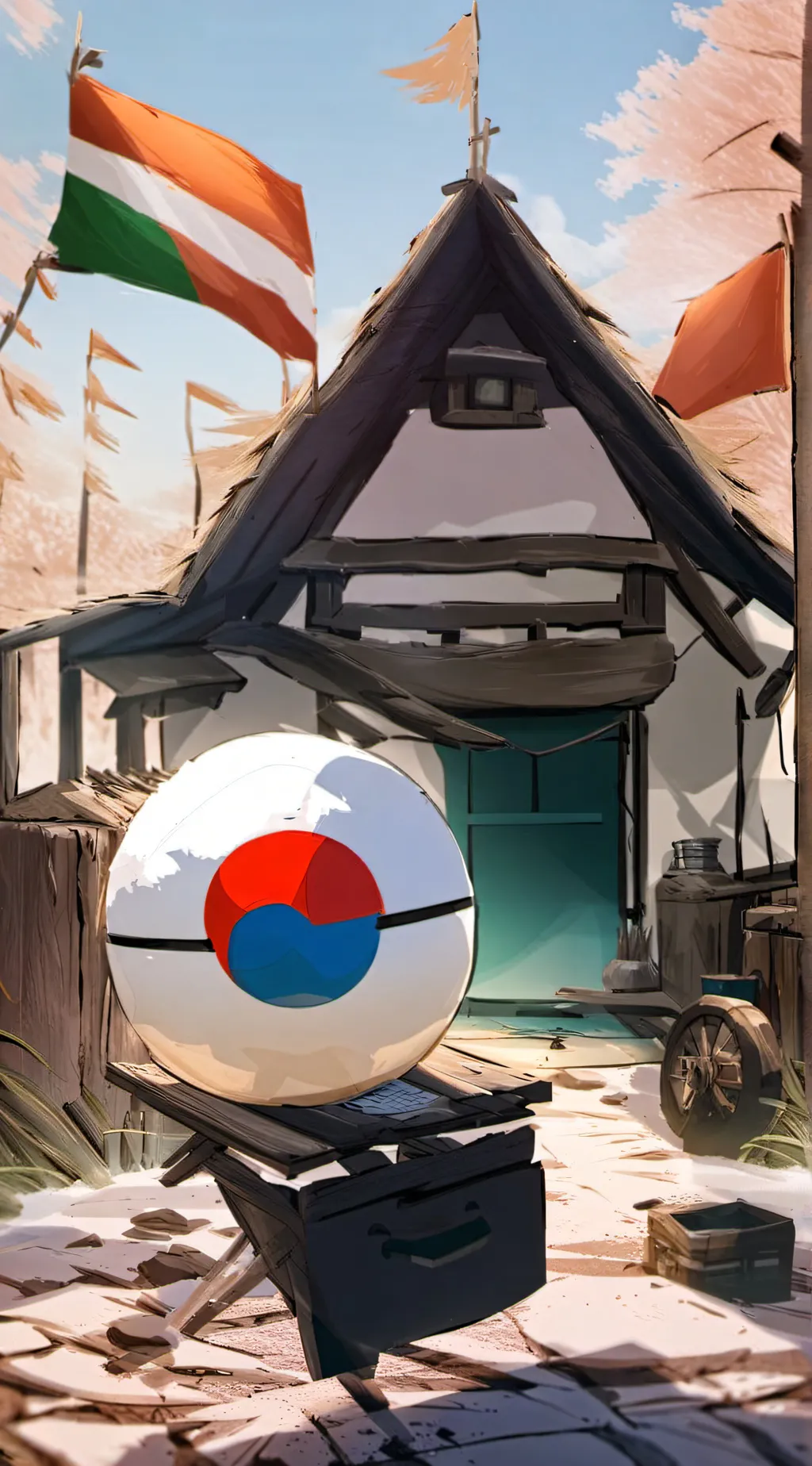ai character: “Countryball’s” background