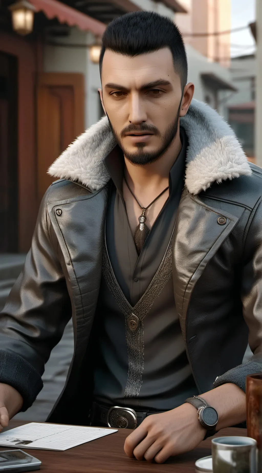 ai character: Male_07 background