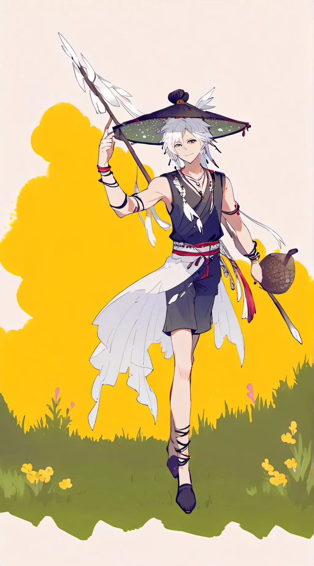 ai character: Rickey  background