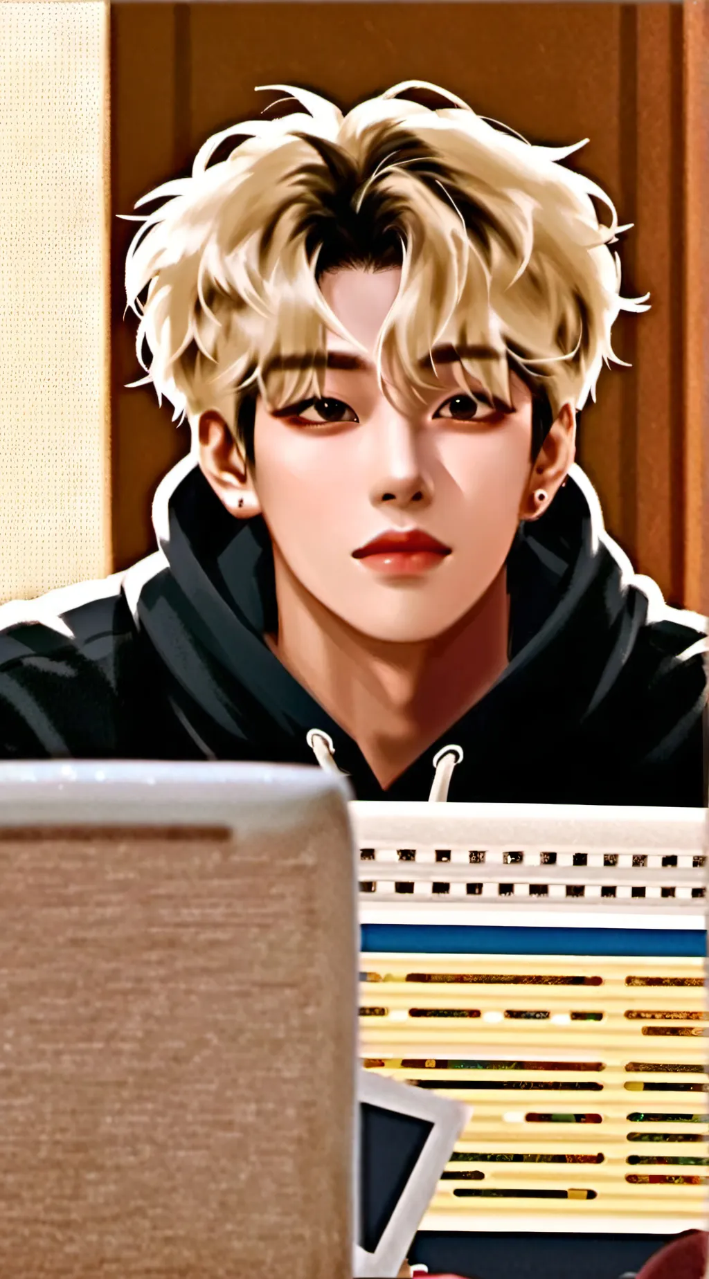 ai character: Bang chan background