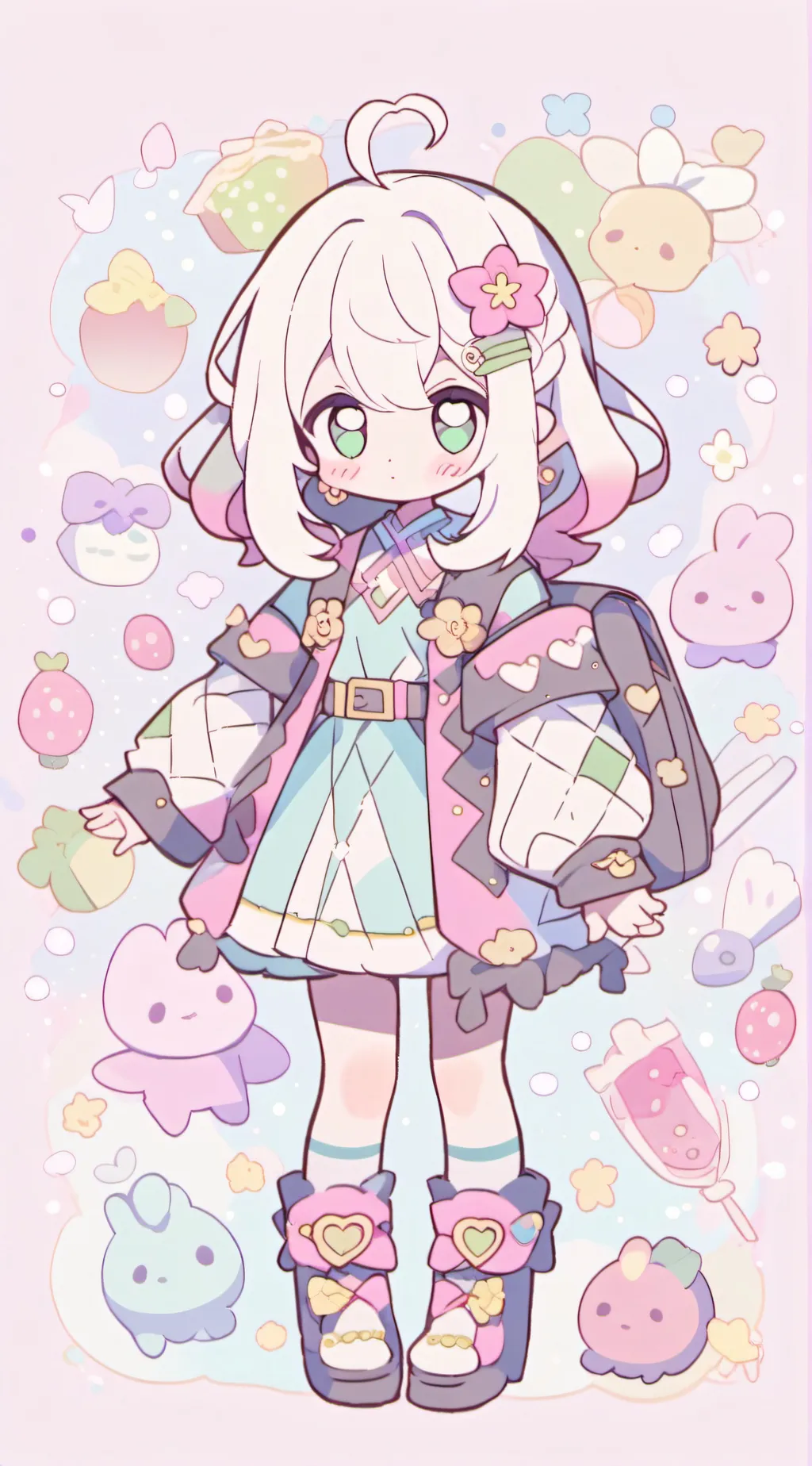 ai character: demon slayer  background