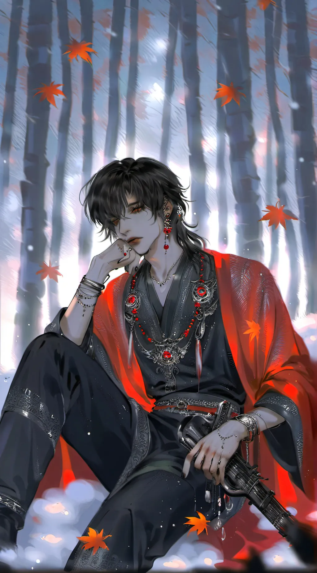 ai character: ❁Ezra❁ background