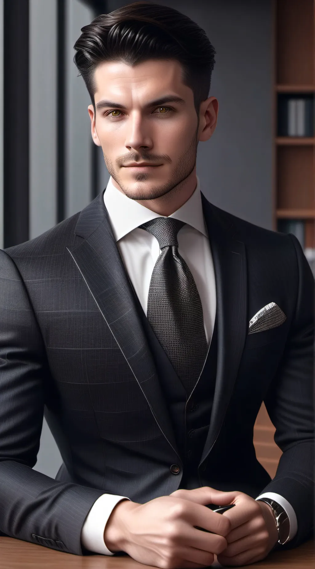 ai character: Robert Clark  background