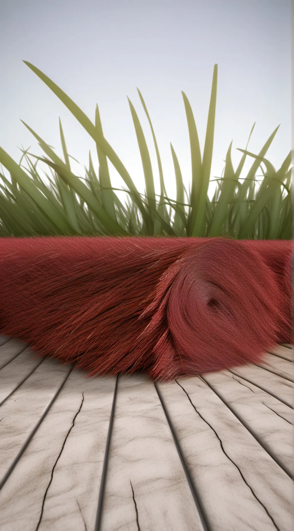 ai character: kind grass background