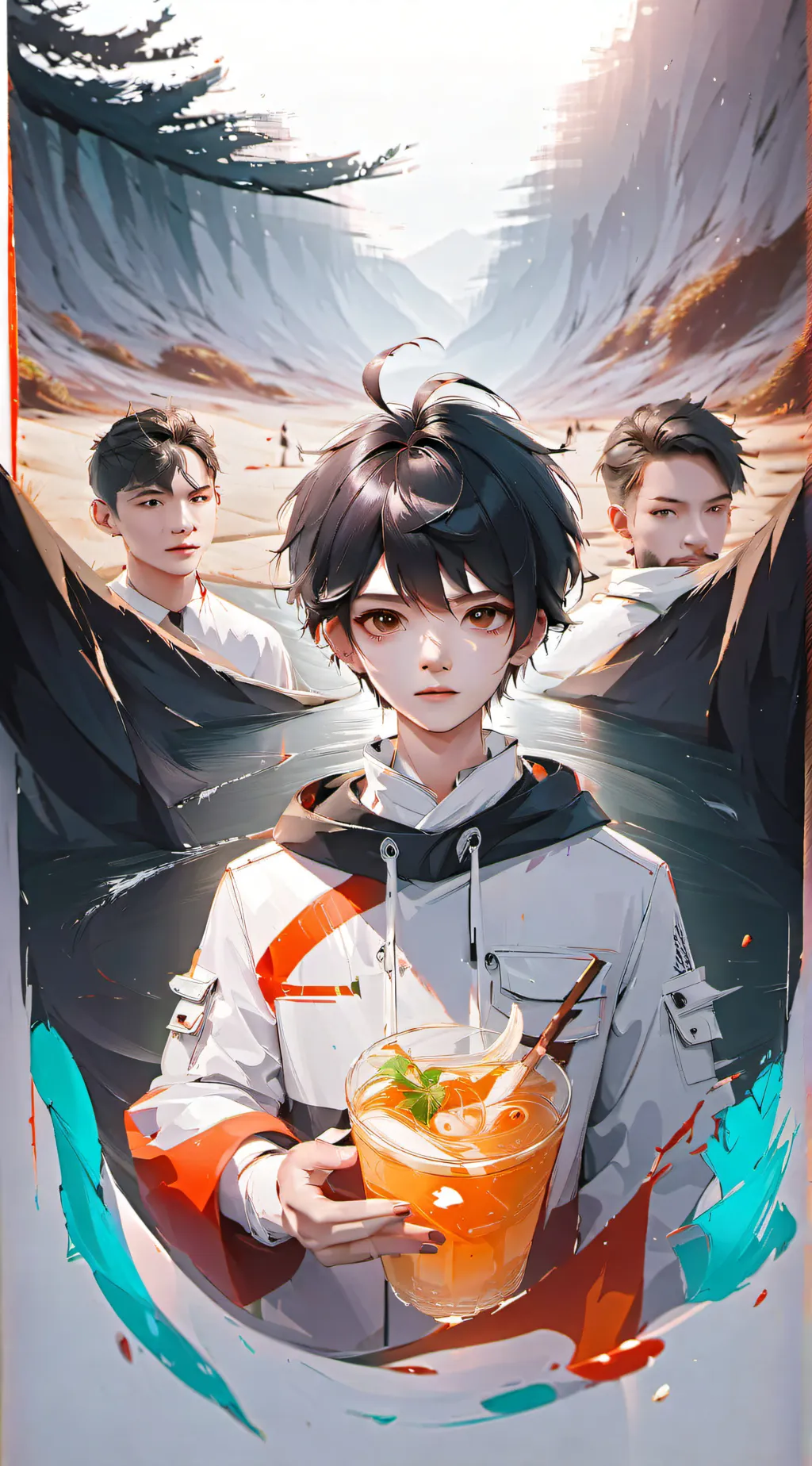 ai character: Aria background