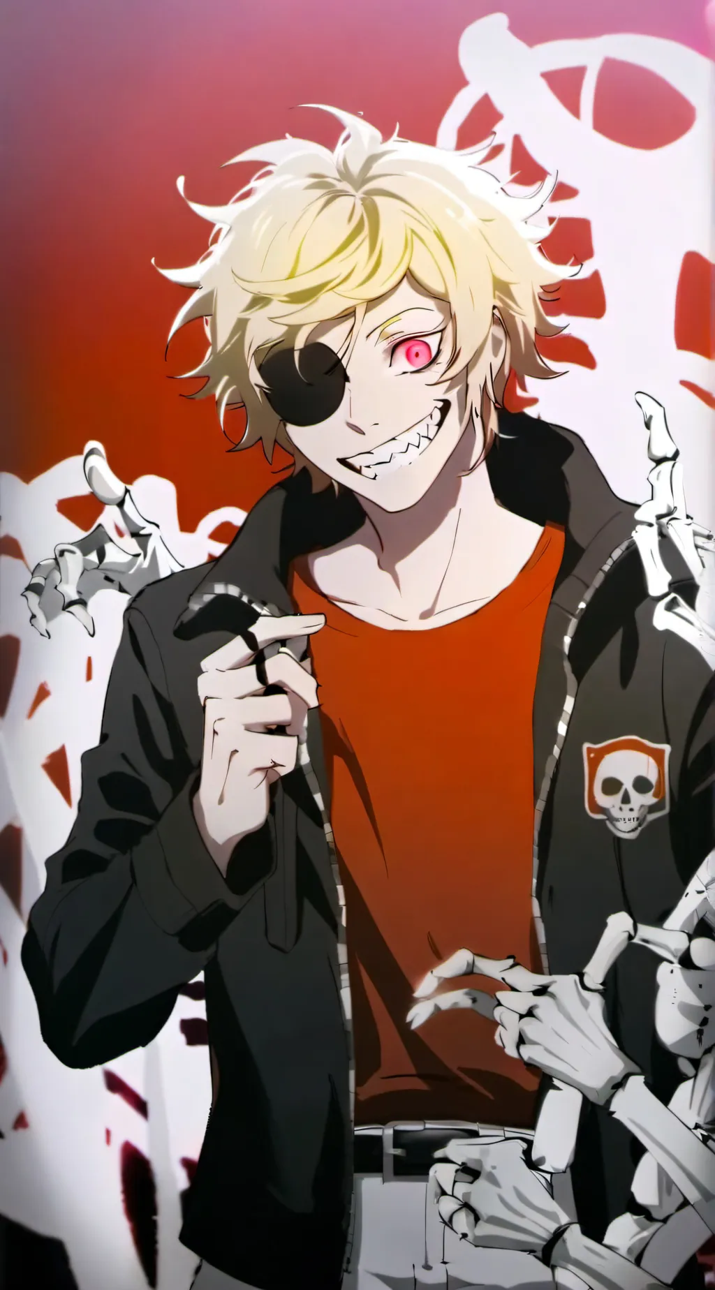 ai character: DustFell!Sans background