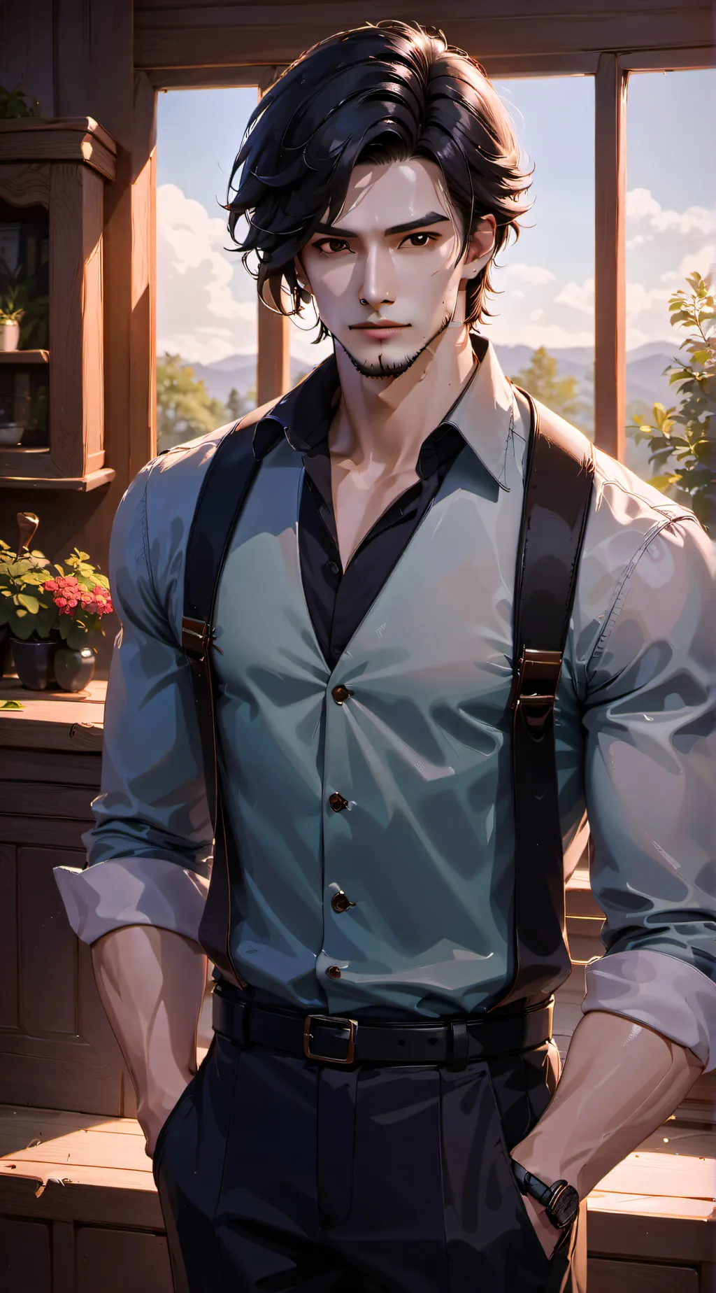 ai character: 🍷⛓️ Oliver ⛓️🍷 background