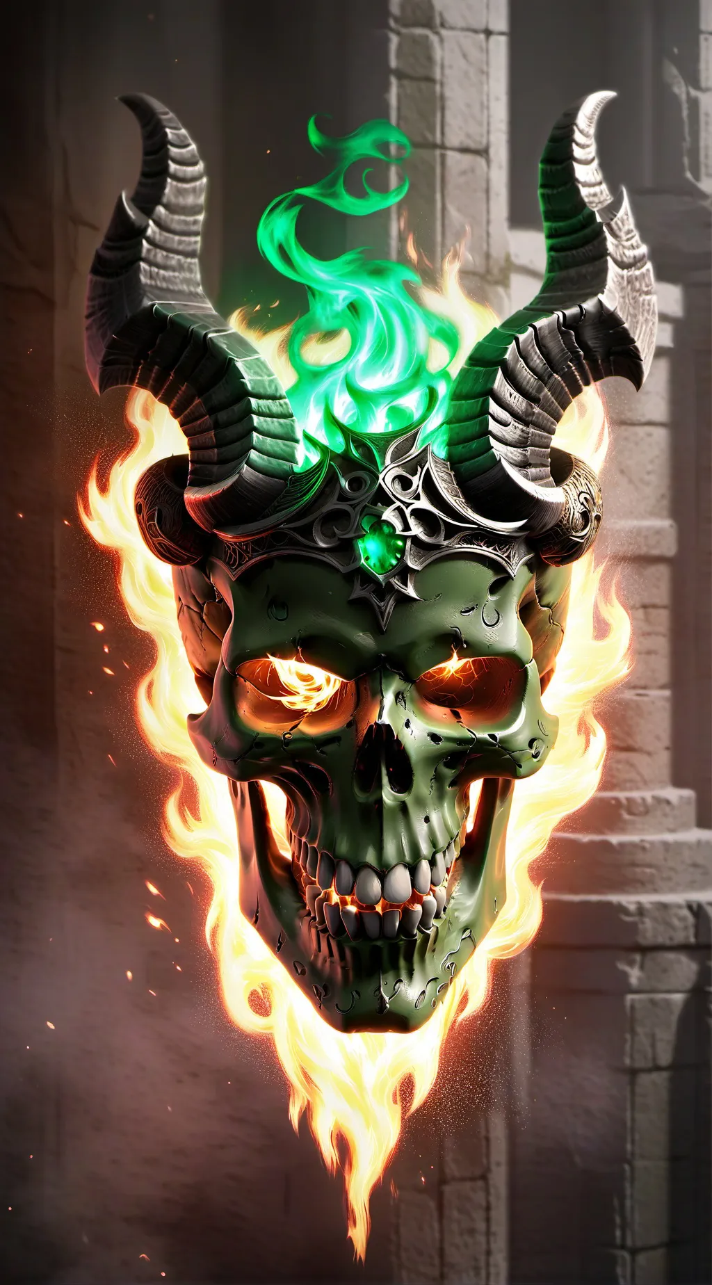 ai character: The skullwalker background