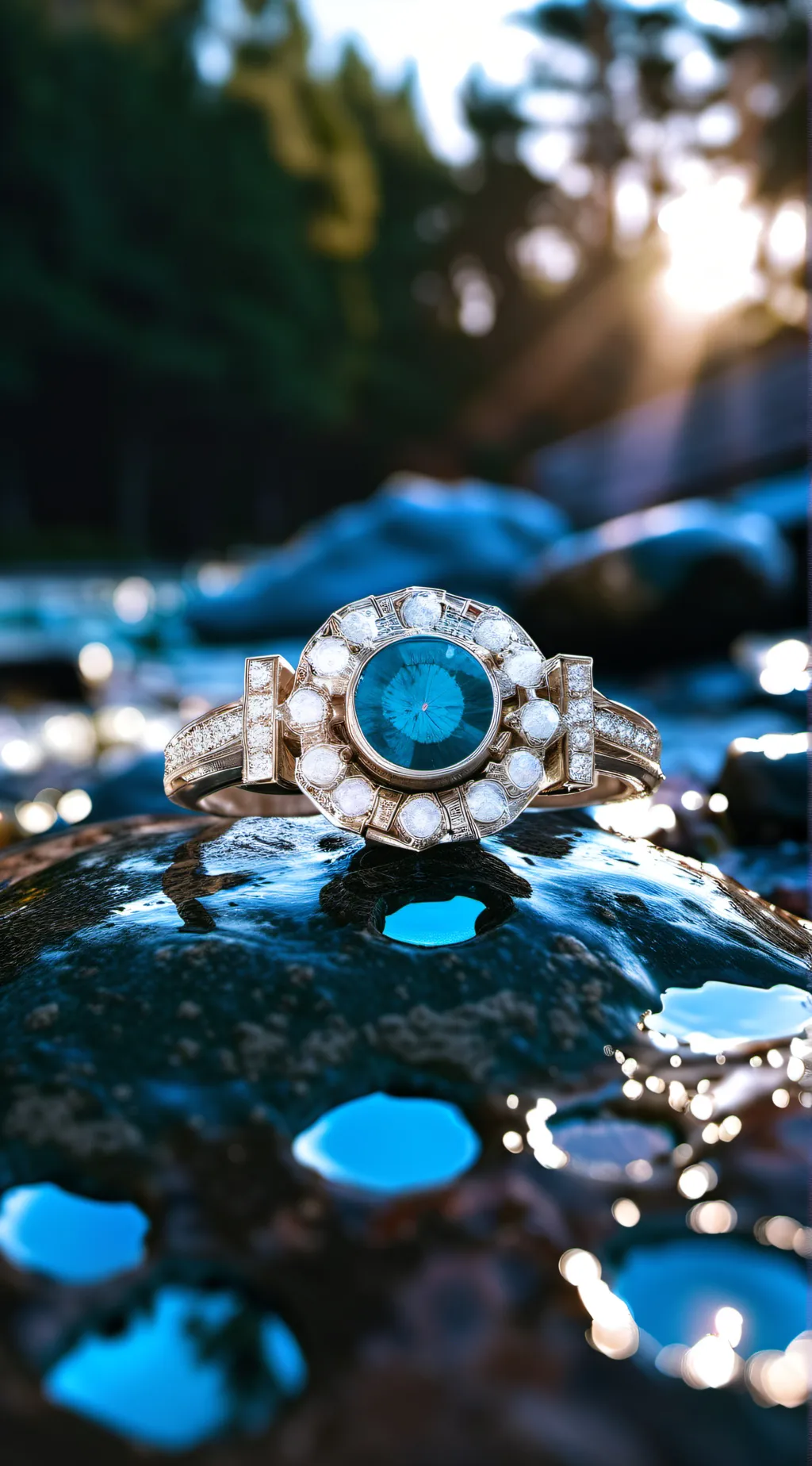 ai character: Twisted glisten background