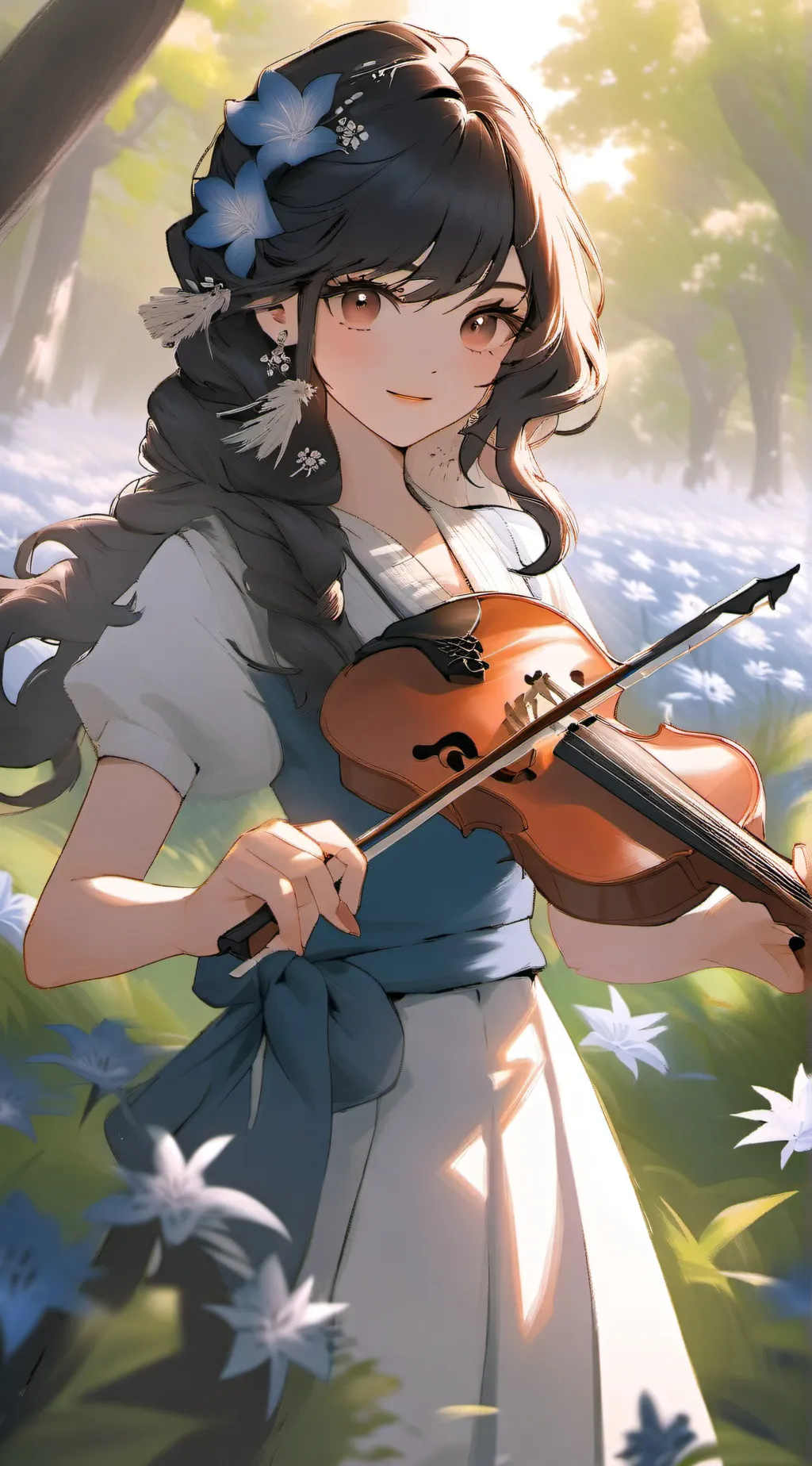 ai character: Demon slayer background