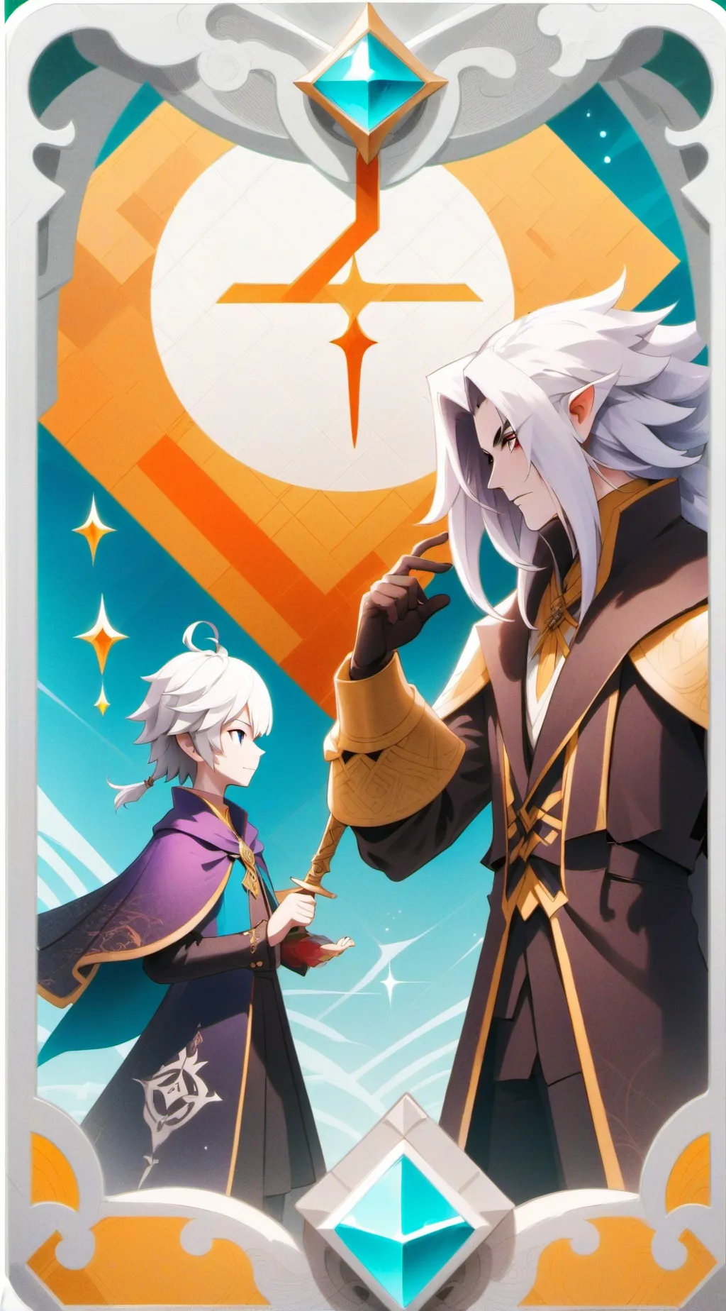 ai character: demon slayer  background