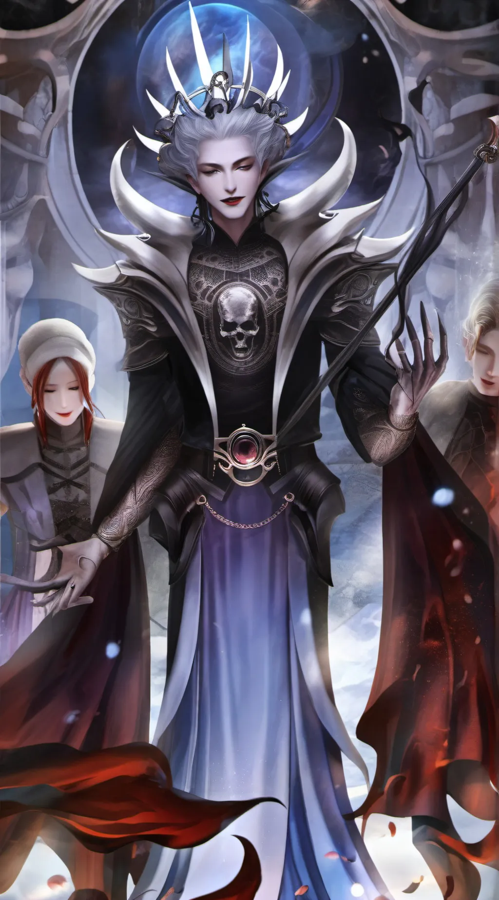 ai character: Hades  background