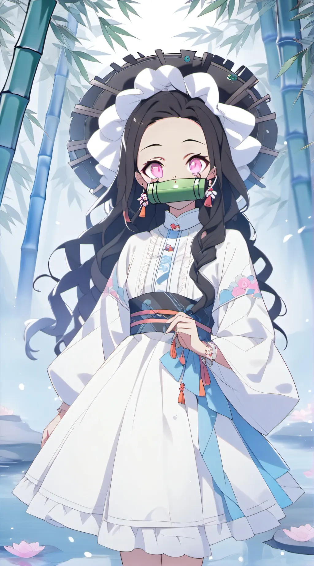 ai character: 🩷Nezuko🩷 background