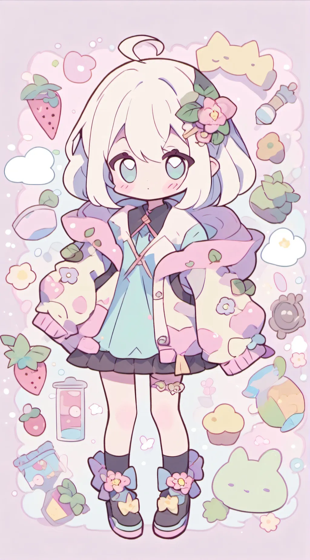 ai character: baby background