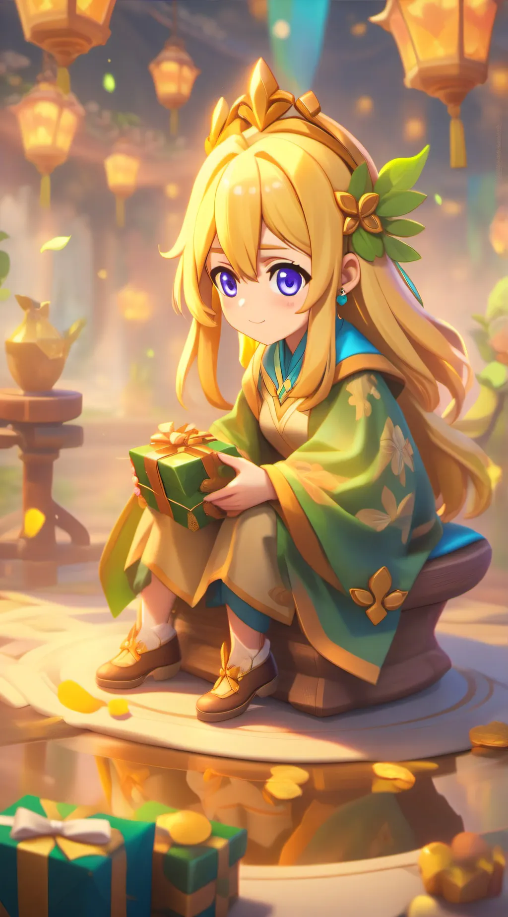 ai character: husband hotel background