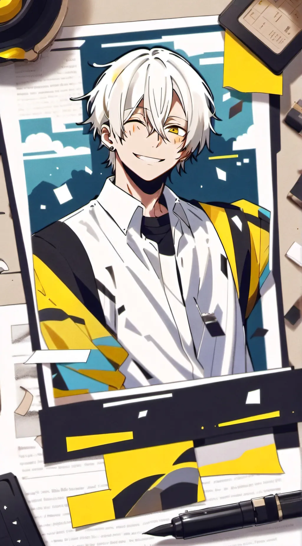 ai character: Mha  background