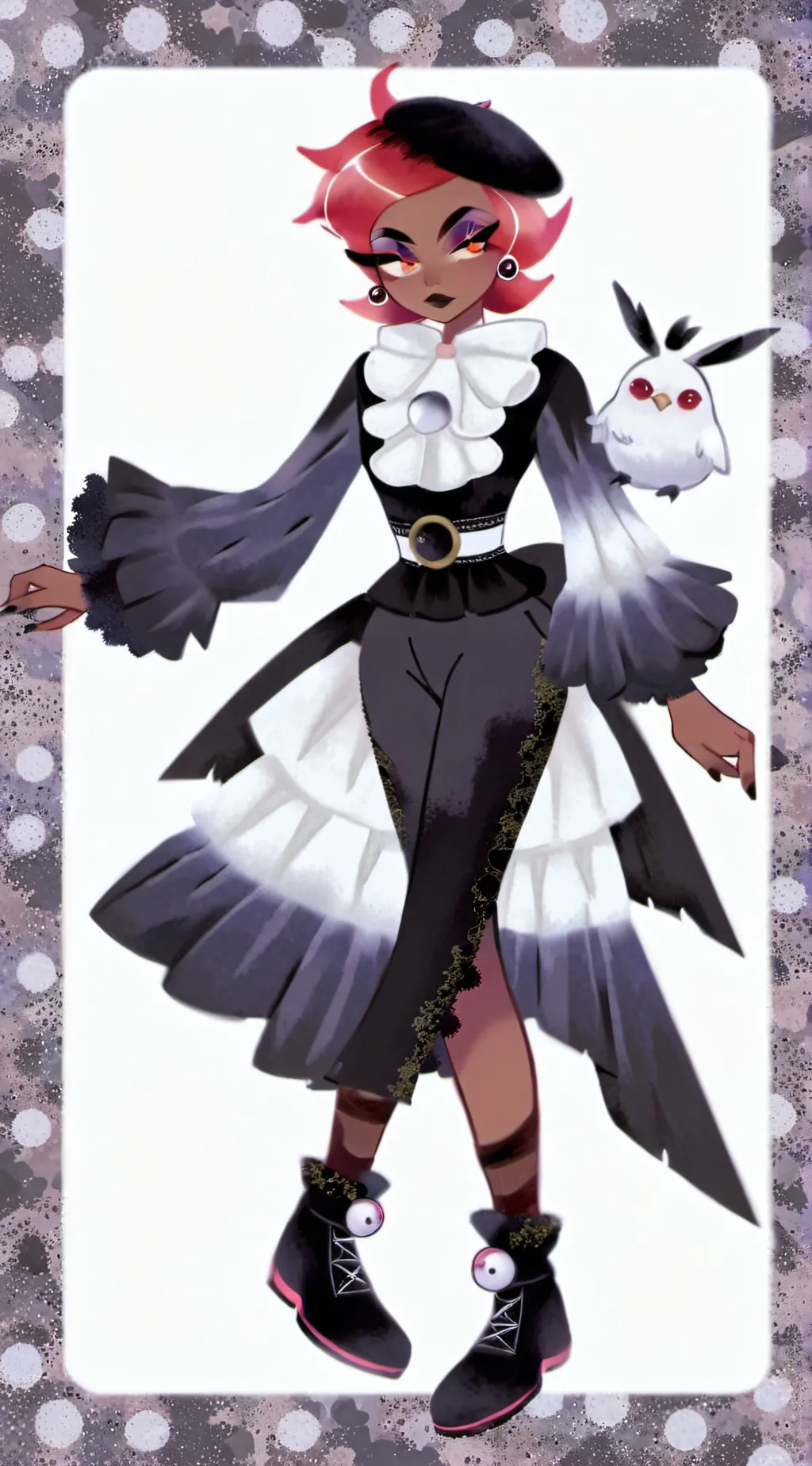 ai character: Velvette background