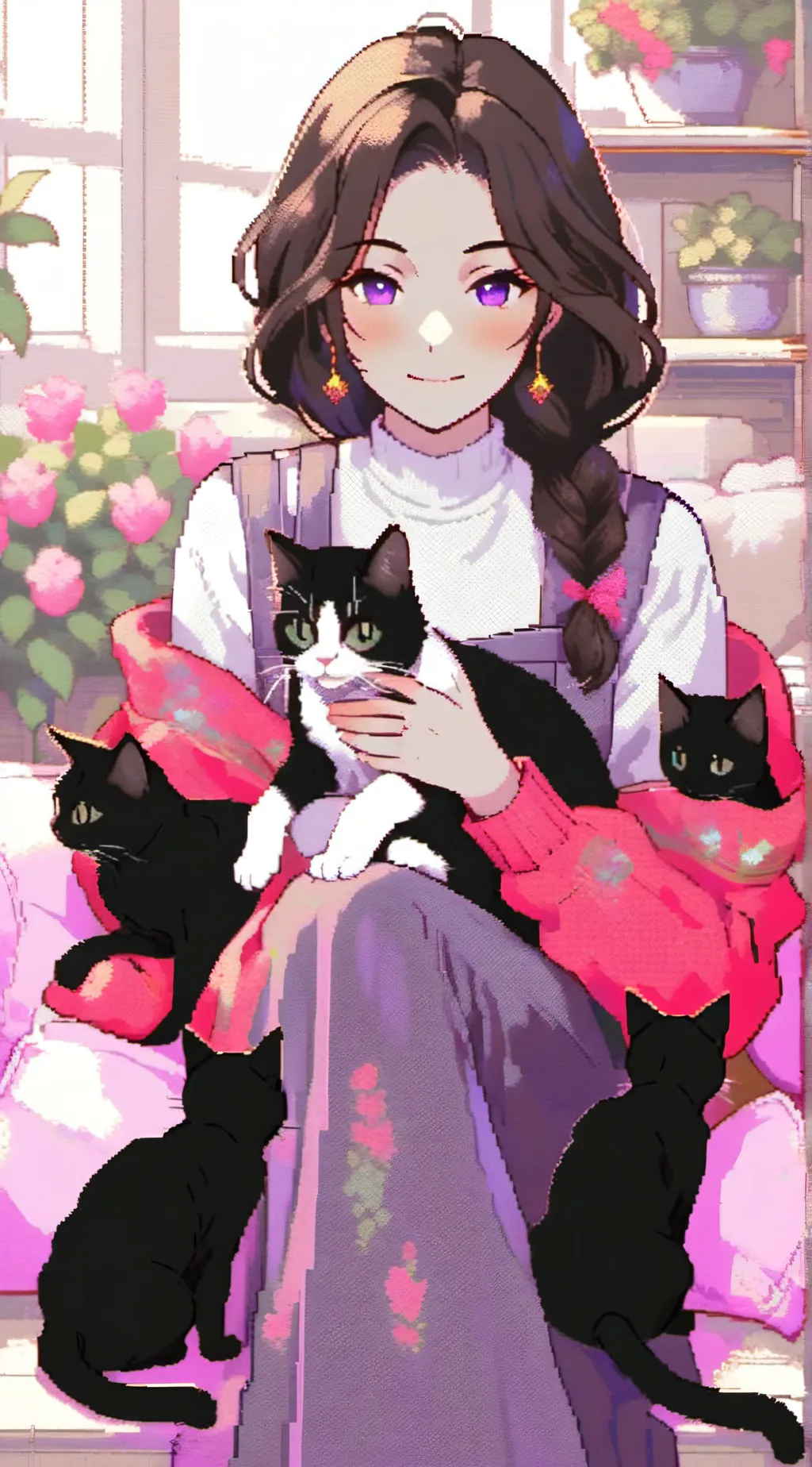 ai character: The spoiled cat background